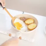 HOMU เตาแม่เหล็กไฟฟ้าอินดักชั่น 2 in 1 สองหัว พร้อมถาดปิ้งย่างมีฝาปิด The Plate Induction Long 2 หัว