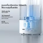 Global Ver. Xiaomi Smart Humidifier 2 -4.5L, 30-90 square meters of humor, air purifier Steam Food output 350ml/h