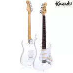 KAZUKI electric guitar, Strat 22 Freck, SSS, BKZ-ST01 + Free Jack & Guitar Picking Strap