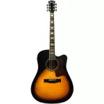 [Set up before sending] Paramount ED20E 41 inch electric guitar, D -neck, Wooden Wood/Linden EQ 4 bands, built -in cables ** 1 year warranty **