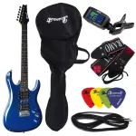 PARAMOUNT electric guitar model SH117MBL Blue Metallic + Full Guitar Equipment