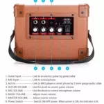 PARAMOUNT SQ-JLE BLACK 42-inch electric guitar, jumbo shape, concave neck, spruce/linden + airy amp