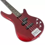 Proline PB200 PJ Bass Guitar กีตาร์เบส 4 สาย 22 เฟร็ต แบบ Active Precision Jazz Red