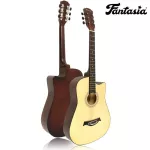 Fantasia F81 กีต้าร์โปร่ง 38 นิ้ว คอเว้า ไม้ลินเดน Acoustic Guitar for Beginners Natural ** กีตาร์โปร่งมือใหม่ **