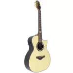 HUN 1SAE กีตาร์โปร่งไฟฟ้า 40 นิ้ว ทรง Concert ไม้ท็อปโซลิดสปรูซ/โรสวู้ด ** ปิ๊กอัพ Fishman PSY301 / ใช้สาย D'Addario **