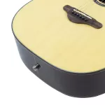 HUN 1SAE กีตาร์โปร่งไฟฟ้า 40 นิ้ว ทรง Concert ไม้ท็อปโซลิดสปรูซ/โรสวู้ด ** ปิ๊กอัพ Fishman PSY301 / ใช้สาย D'Addario **