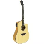 HUN 41E 41 -inch electric guitar, concave neck, spruce/Akatis EQ 5 bands with a built -in strap ** use D'Addario **