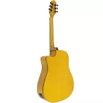 HUN 41E 41 -inch electric guitar, concave neck, spruce/Akatis EQ 5 bands with a built -in strap ** use D'Addario **