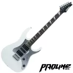 Proline PE1500 Electric Guitar Strat 24 Freck White Blue River, HSS Pick Card ** Metal Pick Card **