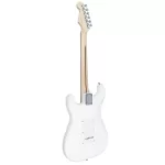PARAMOUNT PE100 Electric guitar Strat 22 Freck White Pickle Sinkle Coil + Free Bag & Lean ** Beginners' Guitar Sells **
