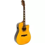 Paramount S450CE 41 -inch electric guitar, top solid, cedar, Fishman Isys + with a built -in strap + free bag 20 mm & kapo & pick