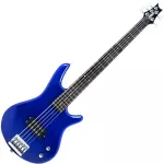 Proline PB105 Bass Guitar, 5 electric bass guitar 22 Freat Modern Jazz Blue Joy Color