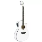 PARAMOUNT GX50CEQ 41 inch electric guitar 41 inch OM SHARP CUTAWAY Square/Mahogany has 5 EQ Band.