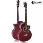 Kazuki KZ39CSN Wine Red, 39 inches, coated coated neck + free guitar bag & kapok guitar