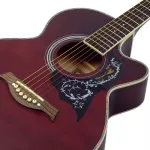 Kazuki KZ39CSN Wine Red, 39 inches, coated coated neck + free guitar bag & kapok guitar