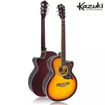 Kazuki KZ39CSN Sunburst กีตาร์โปร่ง 39 นิ้ว คอเว้า เคลือบด้าน