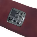 Kazuki DLKZ41CE Natural กีตาร์โปร่งไฟฟ้า 41 นิ้ว คอเว้า รุ่น Deluxe ** มีเครื่องตั้งสายในตัว ** + แถมฟรีกระเป๋ากีตาร์โปร่ง & สายสะพาย & คาโป้ & ปิ๊ก