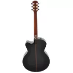YAMAHA® CPX1200II 41 -inch electric guitar, Medium Jumbo Cutaway 20 Freck Top Soul Side and back of the rosewood
