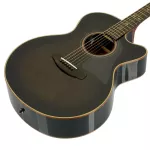 YAMAHA® CPX1200II 41 -inch electric guitar, Medium Jumbo Cutaway 20 Freck Top Soul Side and back of the rosewood