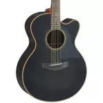 YAMAHA® CPX1200II 41 -inch electric guitar, Medium Jumbo Cutaway 20 Freck Top Soul Side and back of the rosewood