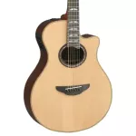 Yamaha® APX1200II 40 -inch electric guitar, APX Shape shape 22 Freat Top Slide Side and back, Sol, Rose Wood + Free
