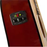 FANDER® FA-125CE 41-inch electric guitar, Dreadnought, concave neck, spruce, tuner function ** use Fishman® ** + free guitar & kapo bag