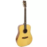 Kazuki 41 -inch guitar, authentic solid wood, both Dreadnough style, All Soul D + Free, Special thick guitar bag ** All solid