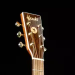 Kazuki 41 -inch guitar, authentic solid wood, both Dreadnough style, All Soul D + Free, Special thick guitar bag ** All solid