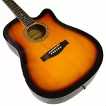 Fantasia, airy guitar 41 "Model C41SB, SUNBURST color, free guitar strap set