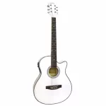 Fantasia Electric Guitar 40 "Some model EA12WH White + Free Guitar & Pick