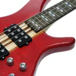 SQOE BS400 Active Bass, 4 Bass, 24 Frets, Active, Ash wood, 5 pieces of wooden neck, Hamkin ** 1 year insurance **