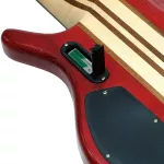 SQOE BS400 Active Bass, 4 Bass, 24 Frets, Active, Ash wood, 5 pieces of wooden neck, Hamkin ** 1 year insurance **