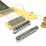 SQOE SELP100 White Electric Guitar Les Paul 22 Frets Mahogany Picky Humktop Coated ** Spanish Brand Sence 1883 /1 year Warrant **