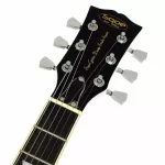 SQOE SELP100 White Electric Guitar Les Paul 22 Frets Mahogany Picky Humktop Coated ** Spanish Brand Sence 1883 /1 year Warrant **