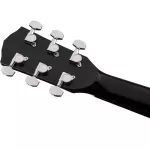 Fender® CT-60S Travel Guitar Black Guitar Guitar Virgin 38 inches, Top Slid Studs + Free, Strengthen Bags, Fender & Guitar Picks