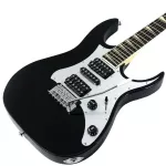 Proline PE1500 Electric guitar Strat 24 Freat Black Black, Blue, River, HSH ** Metal Card **