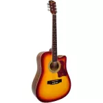 Kazuki KZ41C CHERRY SUNBURST, 41 inch acoustic guitar, concave neck, model ** new acoustic guitar that provides the most specification **