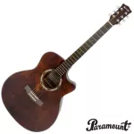 PARAMOUNT QAG501E 41 -inch electric guitar, Taylor shape, top -tops, coated, tuner, and free tuner.