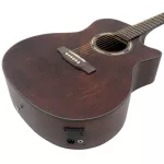 PARAMOUNT QAG501E 41 -inch electric guitar, Taylor shape, top -tops, coated, tuner, and free tuner.