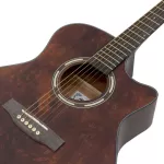 PARAMOUNT QAG501E 41 -inch electric guitar, Taylor shape, top -tops, coated, tuner, and free tuner.