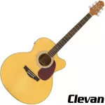 Clevan JC-20E 42-inch electric guitar, jumbo shape, spruce/mahogani, 4 band-tuner, nubone + free jack ** 1 year insurance center **