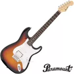 PARAMOUNT PE112 Electric Guitar Strat 22 Frete Alder Pickup HSS Mixed HSS Stratosonic + Free Bag & Jack &