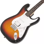 PARAMOUNT PE112 Electric Guitar Strat 22 Frete Alder Pickup Mixing HSS Stratosonic + Free Rocking Free Car