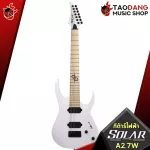 Solar A2.7W electric guitar comes with 7 straps, fierce sounds with 5 special free items. Free shipping - Red turtle.
