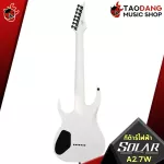 Solar A2.7W electric guitar comes with 7 straps, fierce sounds with 5 special free items. Free shipping - Red turtle.