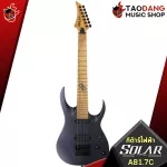 Solar AB1.7C electric guitar, 7 sides, come with fierce sounds with 5 special free items - free shipping - Red turtle