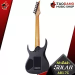 Solar AB1.7C electric guitar, 7 sides, come with fierce sounds with 5 special free items - free shipping - Red turtle