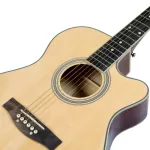 Fantasia, airy guitar 40 inches, concave neck, model Qag401G + free, airy guitar bag & guitar strap & kapok