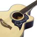 Kazuki 39 -inch acoustic guitar, concave neck, model KZ39C + free guitar bag & guitar wipes & guitar towels & at B