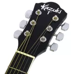 Kazuki 39 -inch acoustic guitar, concave neck, model KZ39C + free guitar bag & guitar wipes & guitar towels & at B